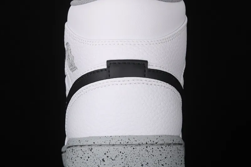 All categories Air Jordan Jordan series basketball shoes Air Jordan 1 Mid Air Jordan 1 Mid AJ1 Joe 1 splash gray China series basketball shoes 554725-115